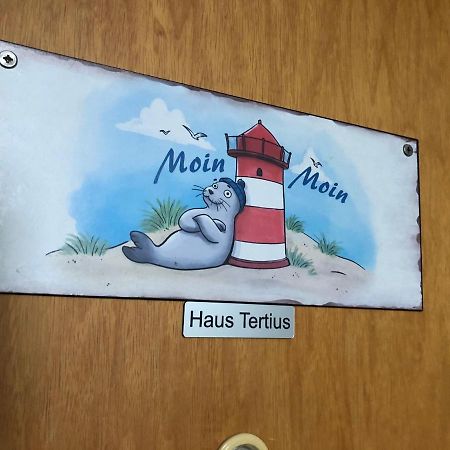 Haus Tertius - Strand- Und Hafennahe Ruhige Ferienwohnung Büsum Buitenkant foto